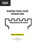 Razões Para Você Jamais Ser Testemunha de Jeová Iniciante 2