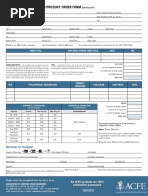 Order Form