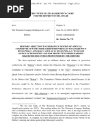 TWC Objection to Emergency Motion