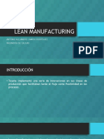 Lean Manufacturing: Antonio Alejandro Campos Rodríguez Ingeniería de Calidad