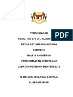 Teks Ucapan KSN - Apc 2016