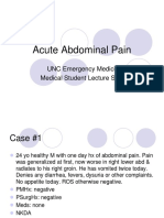 Acute Abdominal Pain MS Lecture