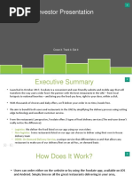 Investor Presentation: Crave It. Track It. Eat It