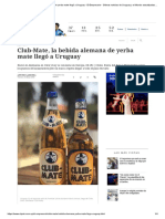 Club-Mate, la bebida alemana de yerba mate llegó a Uruguay - El Empresario - Últimas noticias de Uruguay y el Mundo actualizadas - Diario EL PAIS Uruguay.pdf