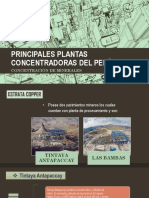 Principales Plantas Concentradoras Del Perú