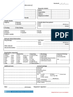 Test Request Form - (Name Laboratory) : Patient Details Requester Details