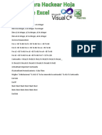 Codigo Visual Basic para Hackear Claves Excel