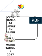 Laporan Lawatan Sambil Belajar Murid Tahun 6 2017