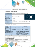 Guía de Actividades y Rúbrica de Evaluación - Ciclo de La Tarea 3