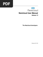 Nextcloud Manual