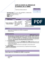 PLANIFICACIÓN DE SESIÓN DE APRENDIZAJE CGR