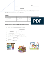 Verb Worksheet