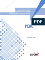 Matriz de Indicadores Nacionales a Julio de 2017