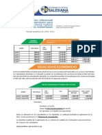 Costo Referencial Alumnos Nuevos Periodo 52