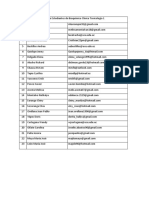 Lista de Estudiantes de Bioquímica Clínica Toxicología 1