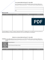 Worksheet on Learning Activities with Target 21st Century Skills.docx