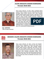 Biodata Calon Anggota Komisaris 2018-Ind