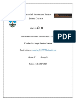 Inglés Ii: Universidad Autónoma Benito Juárez Oaxaca