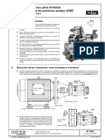 Instrucciones de Uso para Bombas de Caudal Variable de Pistones Axiales v30d