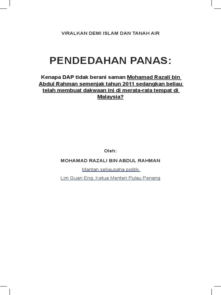 Pendedahan Panas Tentang Dap Pdf