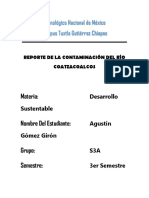 Reporte de La Contaminación Del Río Coatzacoalcos