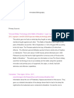 The Battle of Marathon Annotated Bibliography