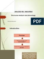 Discourse Analysis and Phonology.