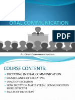 Oral Communication 8th Lecture