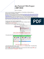 Cara Membuka VBA Project