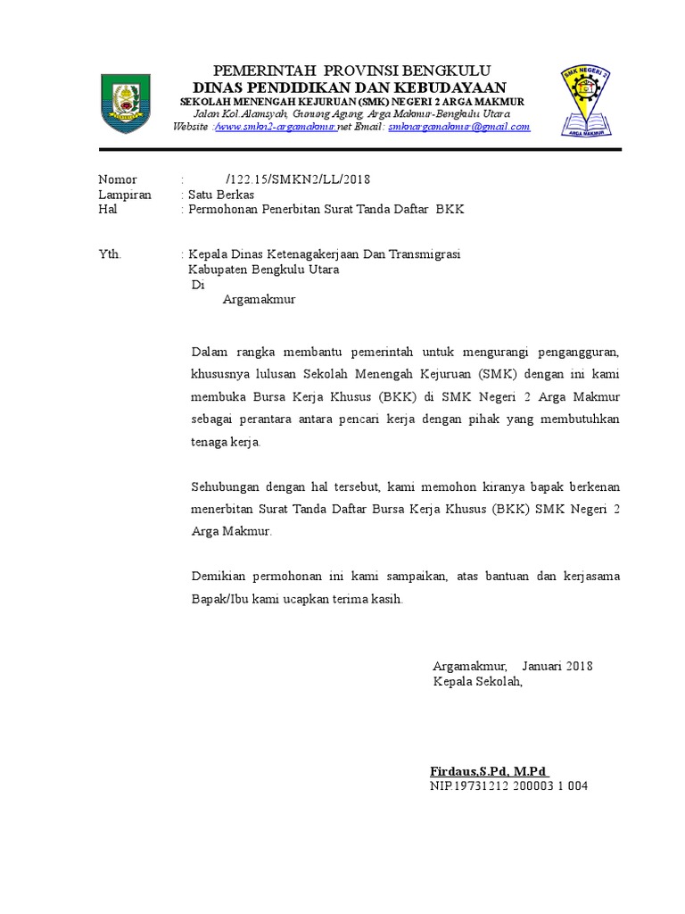 Surat Permohonan | PDF