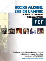 Reducing Alcohol Problems On Campus:: A Guide To Planning and Evaluation