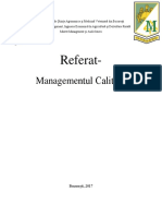 Proiect Managementul calitatii