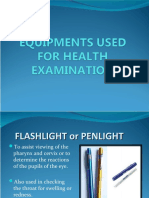 Equipments Used For Health Examination