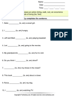 Choose The Correct Verb Is Am Are 1 PDF