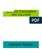 Surface Phenomena and Colloids