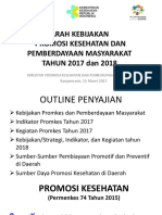 Kebijakan Promkes 2017 BKL