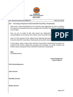 SRPL Ramanthapuram Note Sheet: Page 1 of 1