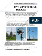 Innovative Wind Turbine Designs