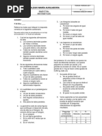 bimestral matematicas sexto