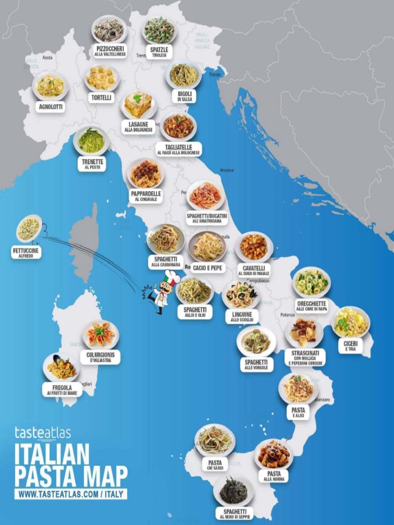 Mappa Pasta Italia PDF | PDF