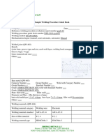 DRAFT Sample Welding Procedure Guidebook