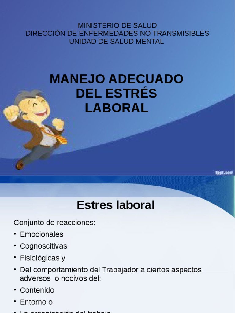 Manejo del Estrés Laboral Efectivo | PDF | Estrés (biología) | Comunicación
