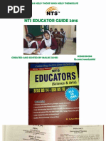 NTS Educators Complete Book 2016 PDF