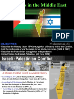 Conflicts in The Middle East: Objectives
