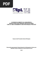 O Desenvolvimento Da Consciência Morfológica Em Crianças Pré-escolares, Com Ou Sem Atendimento Em Intervenção Precoce