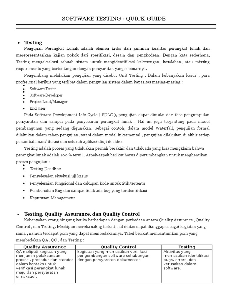 Perbedaan Black-Box dan White-Box Testing | PDF