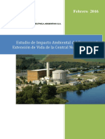 Extensión de Vida de La Central Nuclear Embalse - EsIA