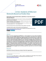 Quality of Service Analysis of Ethernet Network Based On Packet Size