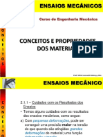 Aula 02 - Ensaios Mecânicos Tração