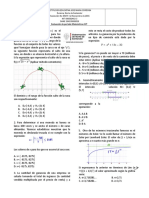 Evaluación de Periodo Competencias Matematicas 11